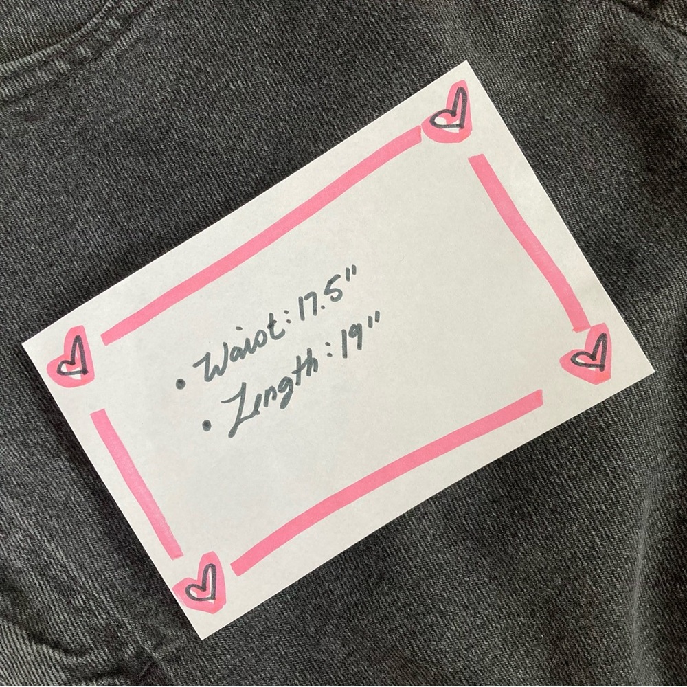 Vintage Wrangler Black Denim Shorts - Picture 6 of 6